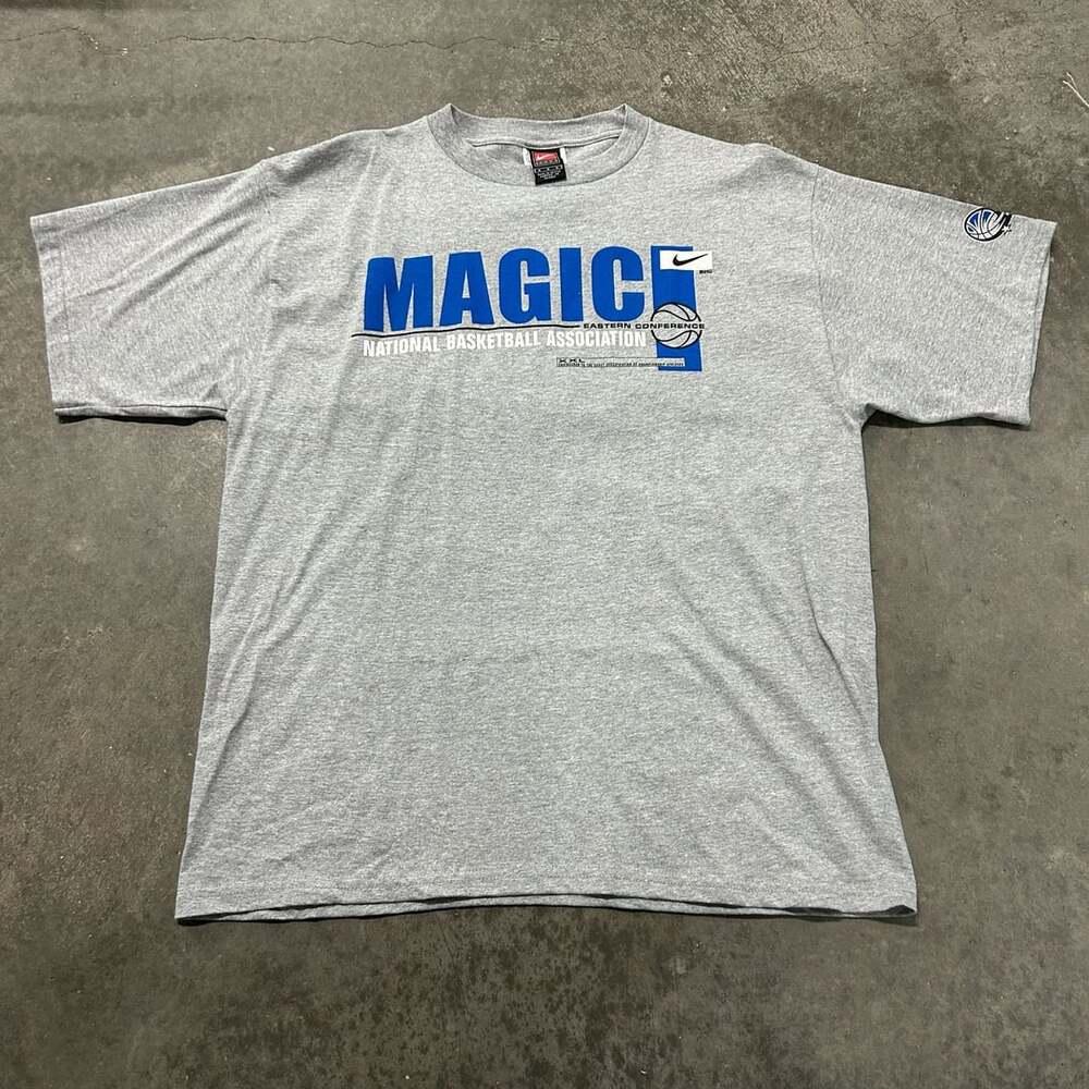 Nike Orlando Magic T-Shirt Size XXL Gray NBA Basketball